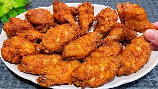 The Best Fried Chicken Wings Youll Ever Make You will cook it again amp again🔥😲  2 RECIPES [upl. by Swigart]