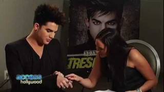 Access Hollywood ADAM LAMBERT Answers Fan Questions 12512 Dish of Salt [upl. by Shay]