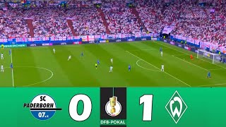 Paderborn gegen Werder Bremen 10  DFBPokal20242 [upl. by Olnek835]