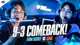 93 COMEBACK vs the No1 Team in the World  VCT Pacific Stage 2 TS vs GenG Highlights [upl. by Byrdie996]