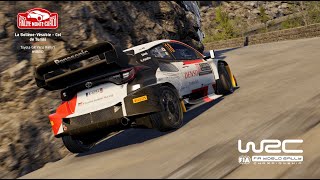 Re World Record EA WRC Toyota GR Yaris Rally1 HYBRID La BollèneVésubie Col de Turini Monaco [upl. by Zaremski224]