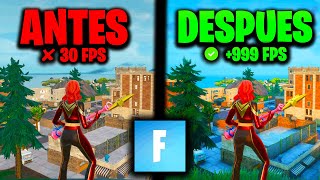 La MEJOR OPTIMIZACION Para FORTNITE C5S3 ✅ AUMENTA FPS [upl. by Xirtaeb303]