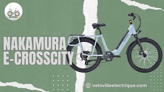 🚴 Avis vélo de ville électrique Nakamura ECrosscity [upl. by Udenihc405]