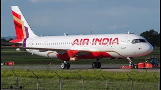 Air India A320 flying from Karipur Intl Airport Calicut to Dubai Intl Airport [upl. by Kerry]