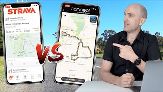 Head to Head Strava StatMaps vs Garmin Connect Track Data Overlays [upl. by Breana272]