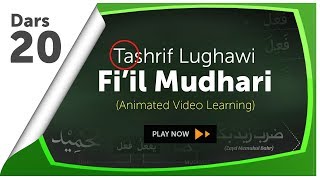 Video Animasi 20 Tashrif Lughawi Fi’il Mudhari [upl. by Uhayile305]