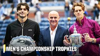 2024 US Open Mens Championship Trophy Presentation 🏆  ESPN [upl. by Piero]