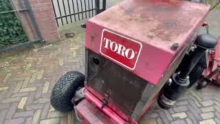 toro groundmaster 322 D aufsithmaher  lawnmower  zitmaaier [upl. by Pravit]