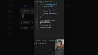 JavaScript Closures Explained in 60 Seconds 🚀 javascripttips [upl. by Waverly419]