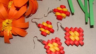 quilling earrings step design [upl. by Terriss]