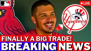 URGENT BIG TRADE BETWEEN YANKEES AND CARDINALS WELCOME NOLAN ARENADO NEW YORK YANKEES NEWS [upl. by Nednyl747]