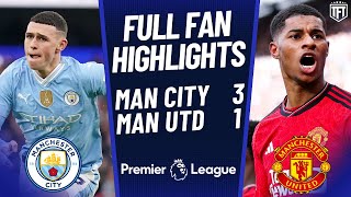 United CRUMBLE amp City Comeback Man City 31 Manchester United Highlights [upl. by Lazarus]