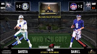 DALLAS COWBOYS  NY GIANTS THURSDAY NIGHT FOOTBALL  NFL LIVE AUDIO [upl. by Afira]