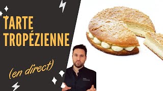 Cours de pâtisserie en direct  La Tropézienne [upl. by Nyledam]