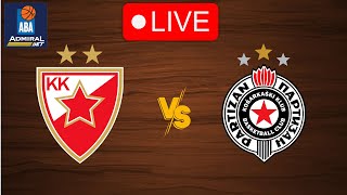 🔴 Live Crvena zvezda vs Partizan  Live Play By Play Scoreboard [upl. by Brandise]