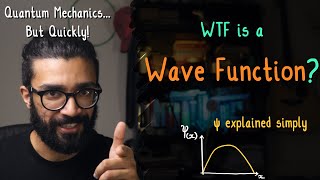 Wave Functions in Quantum Mechanics The SIMPLE Explanation  Quantum Mechanics But Quickly [upl. by Alleen522]