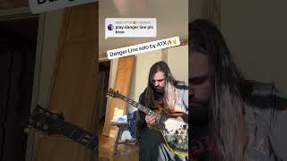 Danger Line Solo Cover Avenged Sevenfold A7X [upl. by Eal657]