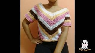 Tutorial Remera A Crochet Parte 2 [upl. by Hsur]