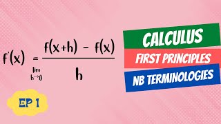 Calculus How to find Derivatives fx using First Principles [upl. by Kwasi]