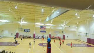 Currituck AS vs Perquimans AS Volleyball [upl. by Nonnac]