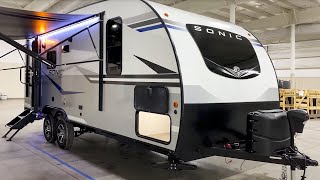 2022 Venture RV Sonic SN211VRB Travel Trailer Quick Tour [upl. by Hamilah]