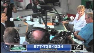 Jimmy Fund RadioTelethon 2012 Charles Benoit amp David Reardon MD interview [upl. by Ahseiym]