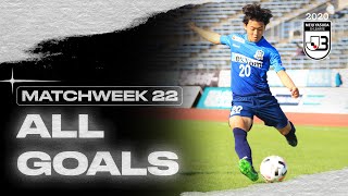 All J3 League goals  Matchweek 22  2020  JLEAGUE [upl. by Imerej62]