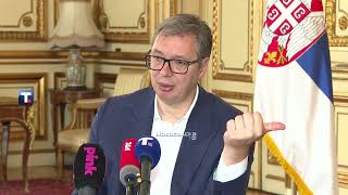 Vučić Uskoro razgovori o povećanju minimalne zaradenamera da bude 5100052000 din [upl. by Noemad]