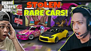 Stealing RARE CARS on car meet  GTA 5 RP ANIMATED CAR [upl. by Ataner]