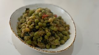 Boiled Matar Fiji style  Ghugari recipe  Fiji snacks  quick healthy Indian snack [upl. by Namhcan]