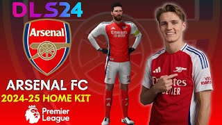 DLS 24 KITS ARSENAL 202425 HOME KIT 🔴⚪ [upl. by Ogir]