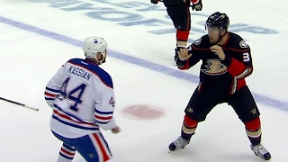 Ritchie answers to Kassian for big hit on Russell [upl. by Erdnassak]