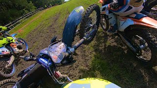 I FLIPPED MY DIRTBIKE  Whalley Nab Mx [upl. by Hamaso]