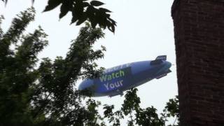 DirectTV Blimp circling above Yankee Stadium and my house [upl. by Anora]