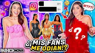 MIS SEGUIDORES ELIGEN MIS OUTFITS 😱 POR UNA SEMANA 🛍️ Fashionnova Haul  Lulu99 [upl. by Anikes104]