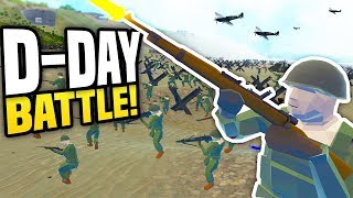 DDAY BATTLE  Ravenfield Gameplay  Omaha Beach Invasion Mod Showcase [upl. by Ion]