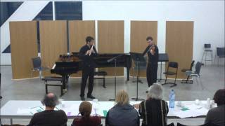 Duo nº 1 for Viola and Flute FAHoffmeister 2Poco Adagio [upl. by Okechuku336]