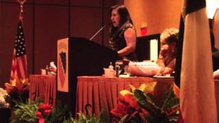 Retired Marine Captain Queta Rordriguez  LULAC Womens Luncheon 6912 [upl. by Adnana]