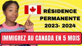 🇨🇦 IMMIGRATION RAPIDE AU CANADA 20232024 [upl. by Erialb]