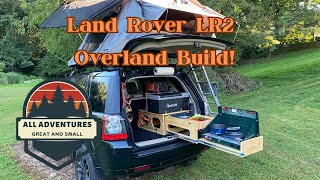 Land Rover LR2 Overland Build Out  Running Water and a Fridge [upl. by Yleen]