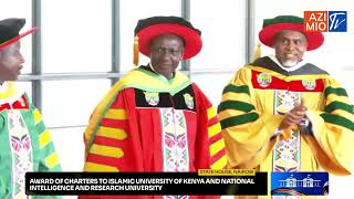 See how Ruto GETS INSTALLED as the Chancellor of the National Research and Intelligence University [upl. by Esiuole]