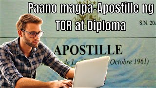 How to DFA Authenticate Your Documents TOR amp Diploma for Employment Abroad  Apostille [upl. by Menell]