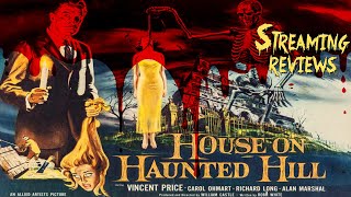 Streaming Review House on Haunted Hill 1959 [upl. by Dnamron]