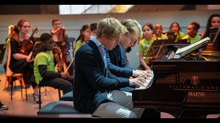 Wijktalentorkest Noord schittert tijdens concert met gebroeders Jussen [upl. by Nahguav]