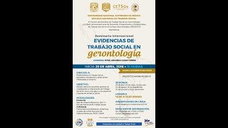 Segundo Seminario de Evidencias de Trabajo Social en Gerontología [upl. by Aneeuqahs614]