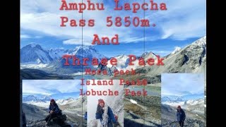 Amphu Lapche Pass With Mera Peak Island Peak and Lobuche Peak All Round Trek 26 Dayes [upl. by Natsrik]