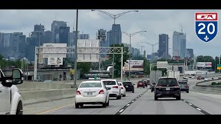 Autoroute 20  Montreal Quebec  Pont SamueldeChamplain Bridge  202413 [upl. by Aramoiz712]