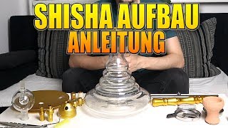 SHISHA AUFBAU ANLEITUNG FÜR ANFÄNGER  Zu zweit rauchen [upl. by Nasho]