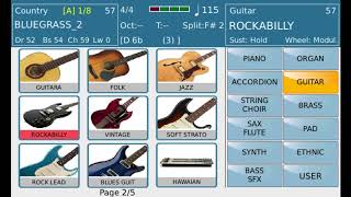 Ketron SD Series Style quotBluegrass2quot Demo [upl. by Caressa]