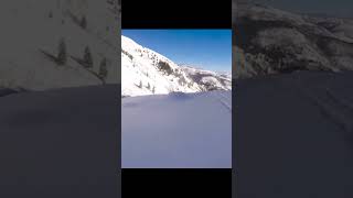 Skier Falls Off MASSIVE Cliff [upl. by Deborath]